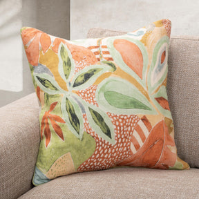 Botanical Reverie Multi 22"x22" Throw Pillow (Set of 2)