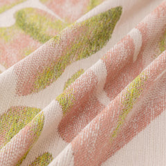 Botanical Sofa Cover with Chiffon Skirt, Floral Couch Throw Blanket for All-Season - Ornate Home