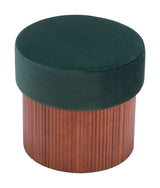 Boto Green Storage Ottoman - Ornate Home