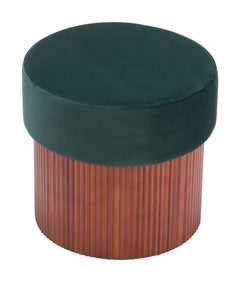 Boto Green Storage Ottoman - Ornate Home