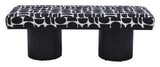 Botoia Black & White Bench - Ornate Home