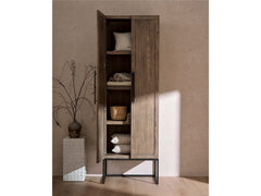 Boulder River Rock Utility Cabinet - Ornate Home