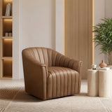 Boulevard Pink Swivel Chair - Ornate Home