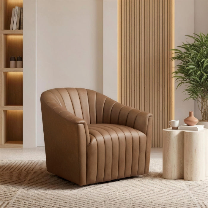 Boulevard Pink Swivel Chair - Ornate Home