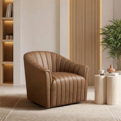 Boulevard Pink Swivel Chair - Ornate Home
