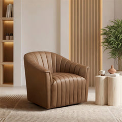 Boulevard Pink Swivel Chair - Ornate Home
