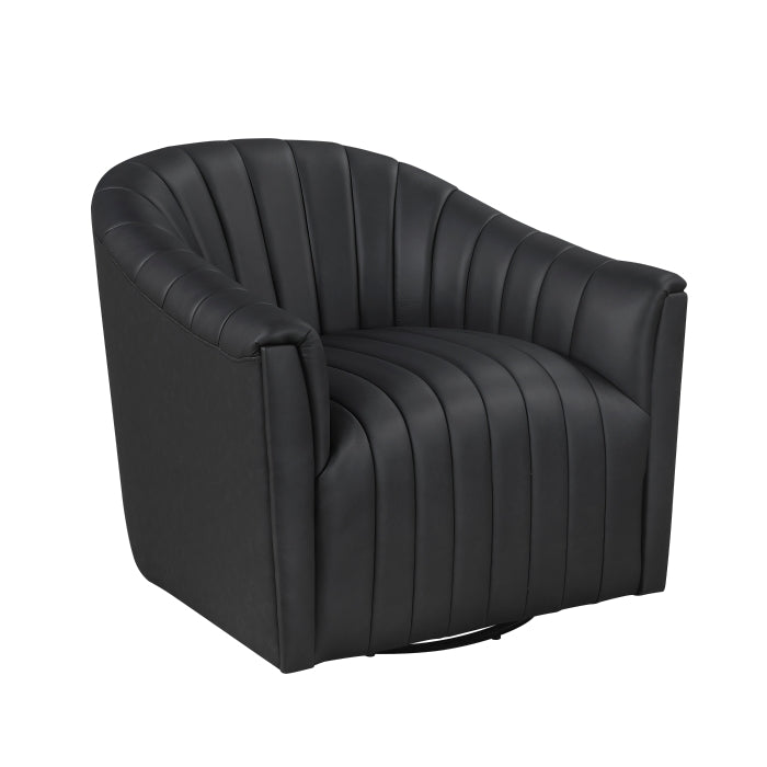 Boulevard Purple Swivel Chair - Ornate Home