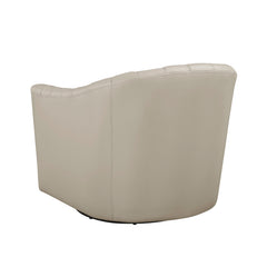 Boulevard White Swivel Chair - Ornate Home