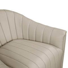 Boulevard White Swivel Chair - Ornate Home