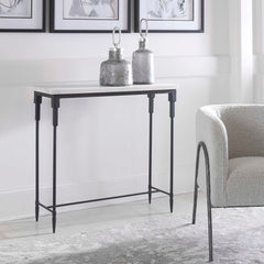 Bourges White Marble Console Table - Ornate Home