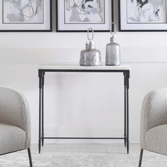 Bourges White Marble Console Table - Ornate Home
