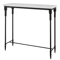 Bourges White Marble Console Table - Ornate Home