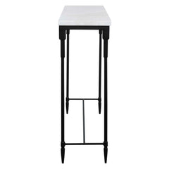 Bourges White Marble Console Table - Ornate Home