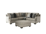 Bovarian Stone 2-Piece Sectional with Ottoman (Online Special Price) - Ornate Home