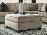 Bovarian Stone 3-Piece Sectional and Ottoman - Ornate Home