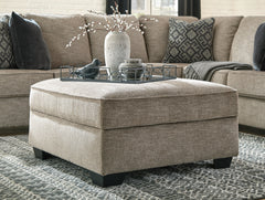 Bovarian Stone 3-Piece Sectional and Ottoman - Ornate Home