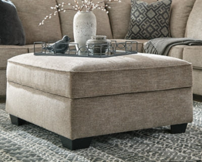 Bovarian Stone 3-Piece Sectional with Ottoman (Online Special Price) - Ornate Home