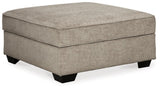Bovarian Stone 3-Piece Sectional with Ottoman (Online Special Price) - Ornate Home