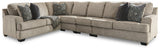 Bovarian Stone 4pc Sectional (Online Special Price) - Ornate Home