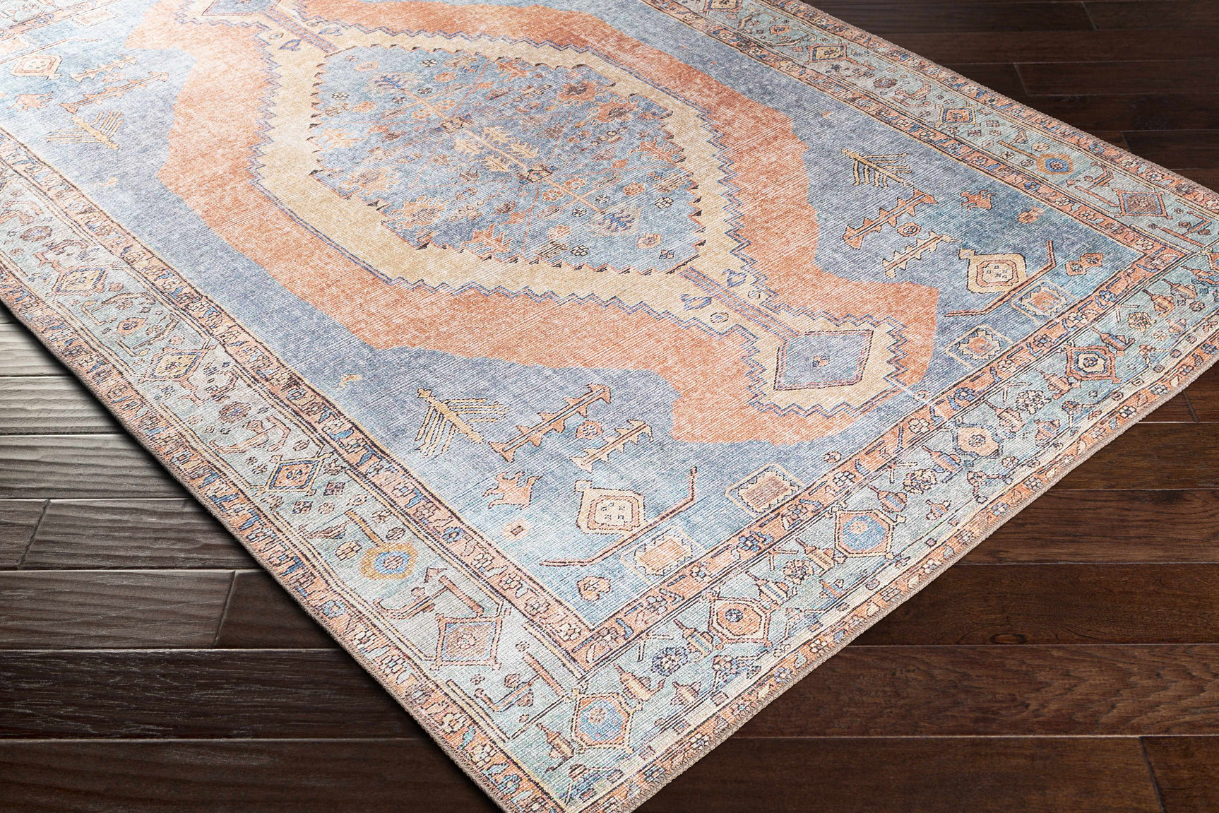 Bovey Washable Area Rug - Clearance - Ornate Home