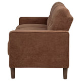 Bowen II Rust Fabric Upholstered Track Arm Sofa - Ornate Home