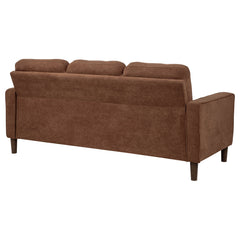 Bowen II Rust Fabric Upholstered Track Arm Sofa - Ornate Home