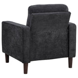 Bowen II Steel Grey 3-piece Upholstered Track Arm Sofa Set - Ornate Home
