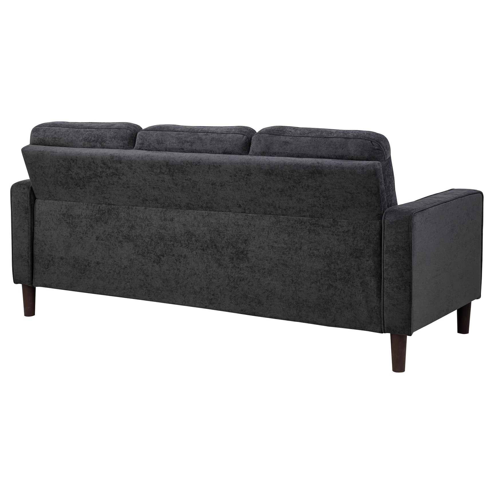Bowen II Steel Grey Fabric Upholstered Track Arm Sofa - Ornate Home