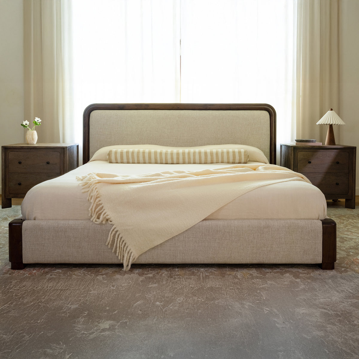 Bower Brown Queen Bed - Ornate Home