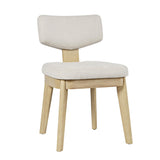 Bowie Natural Dining Table w/ 4 Tate Chairs - Ornate Home