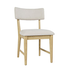Bowie Natural Harevest Dining Table w/ 6 Beck Chairs - Ornate Home