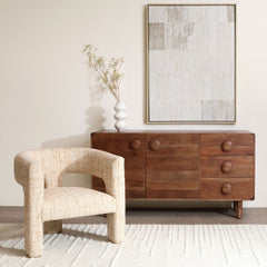 Bowie Natural Occasional Chair - Ornate Home