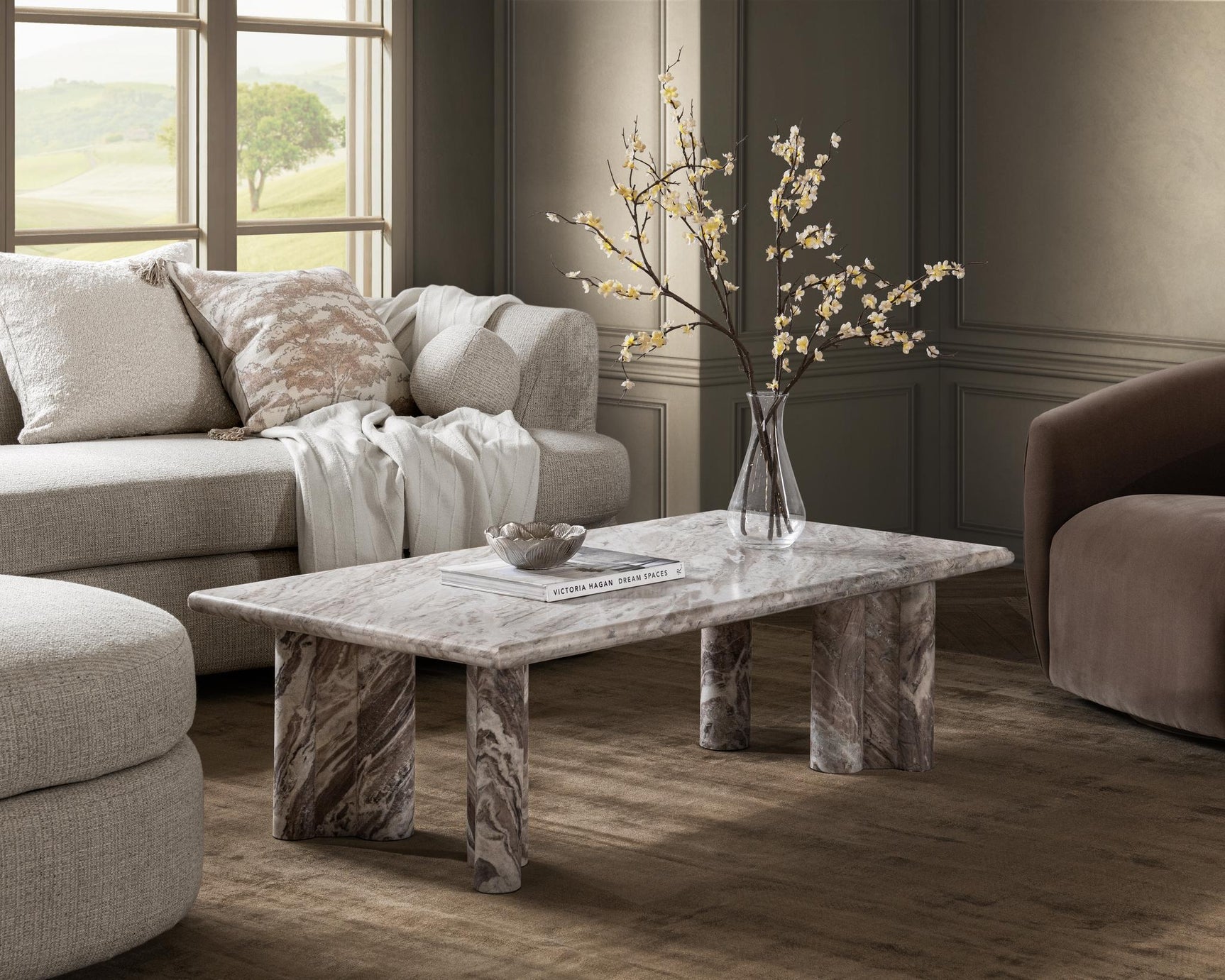 Bowman Rusty Gray Coffee Table - Ornate Home
