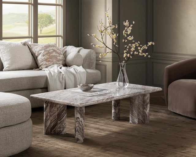 Bowman Rusty Gray Coffee Table - Ornate Home