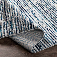 Bowmansdale Striped Navy Rug - Ornate Home