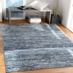 Bowmansdale Striped Navy Rug - Ornate Home