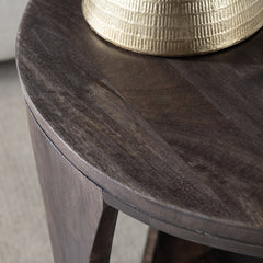 Bowtie Brown End Table - Ornate Home