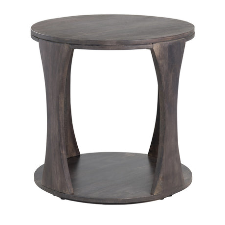 Bowtie Brown End Table - Ornate Home