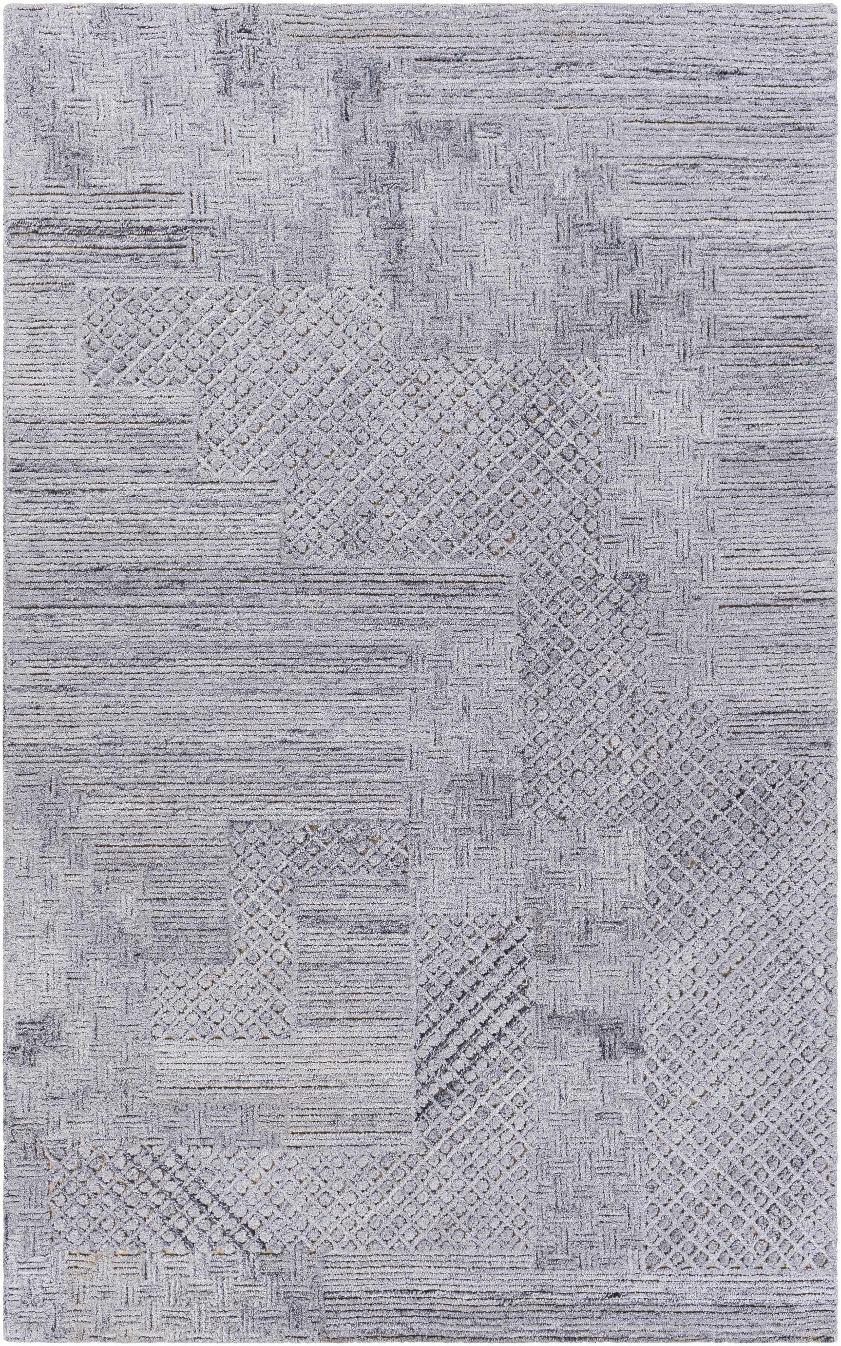 Boxholm Gray Hand Tufted Wool-Blend Rug - Clearance - Ornate Home