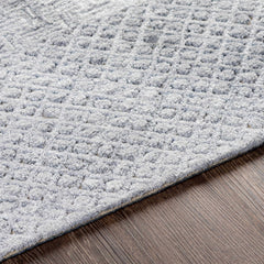 Boxholm Gray Hand Tufted Wool-Blend Rug - Clearance - Ornate Home