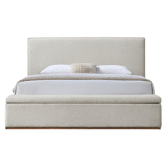 Boxter Beige Queen Bed w/Storage - Ornate Home