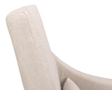 Boyce Beige Skirted Arm Chair - Ornate Home
