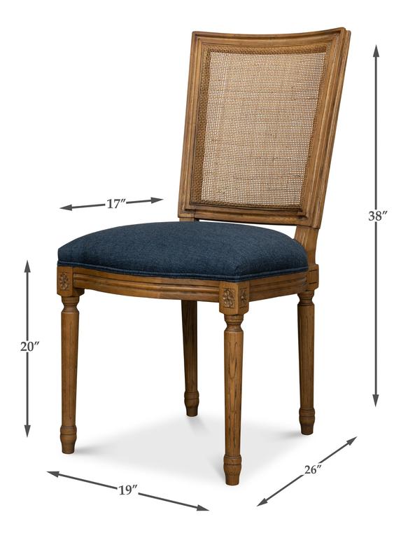 Boyd Blue Side Chair (Set of 2) - Ornate Home
