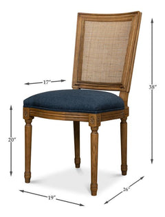 Boyd Blue Side Chair (Set of 2) - Ornate Home