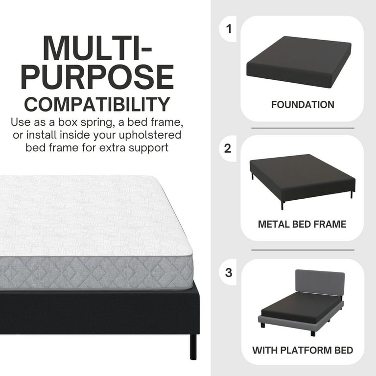 Boyd Sleep Omni 2-in-1 Queen Size Metal Foundation - Ornate Home