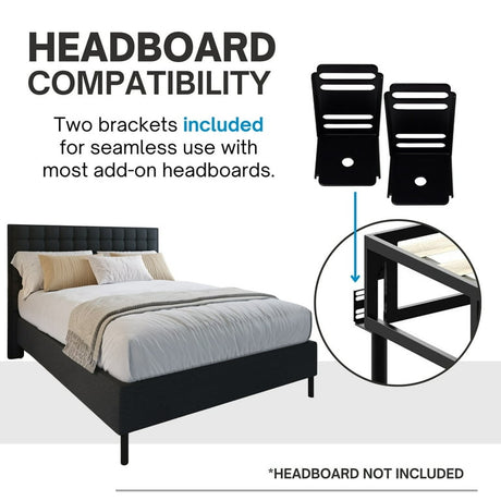 Boyd Sleep Omni 2-in-1 Queen Size Metal Foundation - Ornate Home