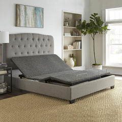 Boyd Sleep Queen Bed Frame Base: Adjustable Zero-Gravity Power Base w/ Massage - Ornate Home