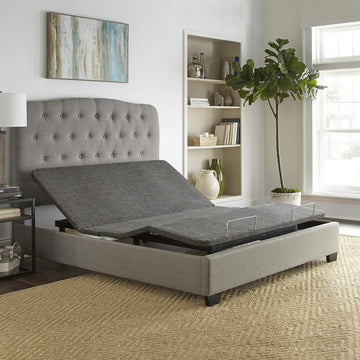 Boyd Sleep Queen Bed Frame Base: Adjustable Zero-Gravity Power Base w/ Massage - Ornate Home