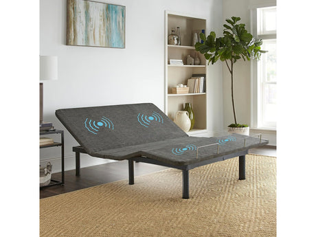 Boyd Sleep Queen Bed Frame Base: Adjustable Zero-Gravity Power Base w/ Massage - Ornate Home