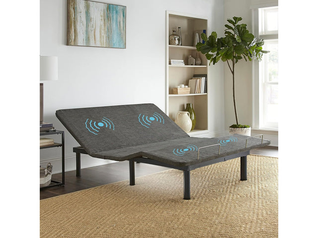 Boyd Sleep Queen Bed Frame Base: Adjustable Zero-Gravity Power Base w/ Massage - Ornate Home